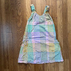 Crewcuts Multicolored Gingham Dress Girls Size 8